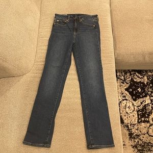 • GAP classic straight high rise jeans
